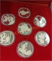 Rarities mint Disney silver coins 9999 pure