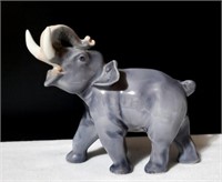 Royal Copenhagen Standing Elephant Figurine