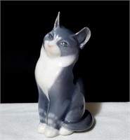Royal Copenhagen Sitting Cat Figurine