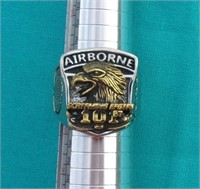 101st Airbone Ring Size 12 New