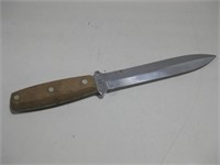 Vtg Case XX Stainless Steel Fixed Blade Knife See