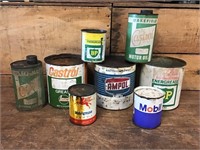 Lot of Oil / Grease Tins