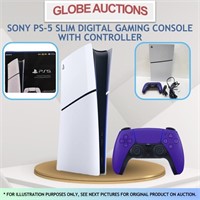 SONY PS-5 SLIM DIG. GAMING CONSOLE+CNTLR(MSP:$579)