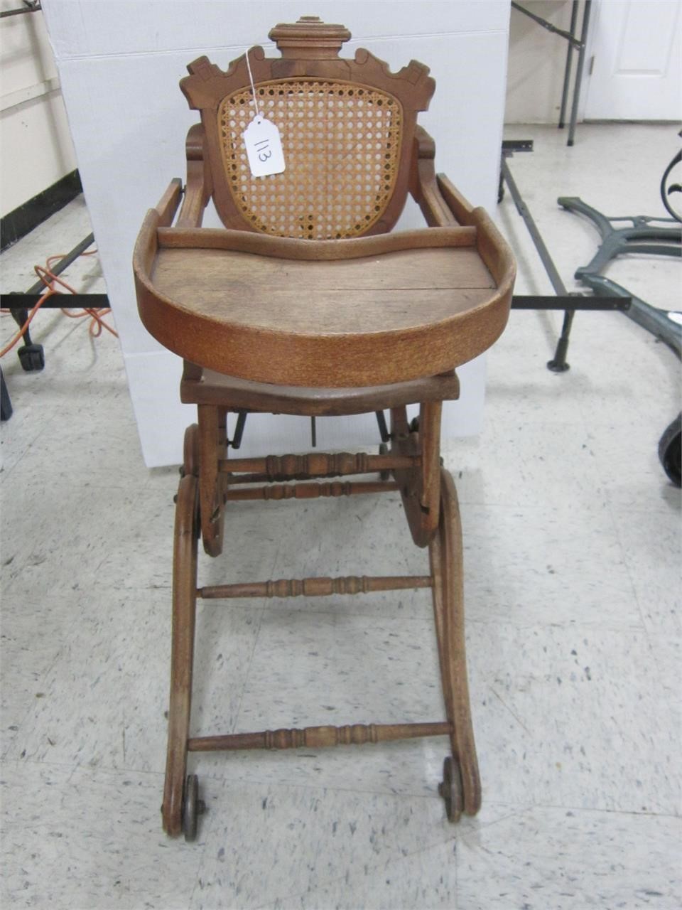 VICTORIAN CHILD'S HIGH CHAIR