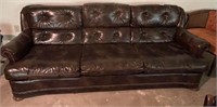 Older leather sofa  89" long