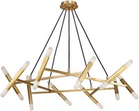 BOKT 20-Lights LED Sputnik Chandelier (Gold)