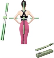 Posture Pole & Yoga Strap - Back Corrector