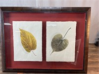 Shadowbox Framed Prints on Paper Leaves