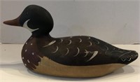 Hand painted wooden duck decoy