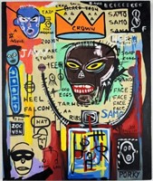 Jean Michel Basquiat Oil Painting