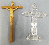 Lot of 2:  Cross and a Crucifix               (N 1