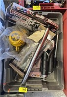 20 Ton Bottle Jack and Assorted Grease Guns