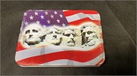 Mount Rushmore collector's knife w/case