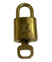 Authentic Louis Vuitton Padlock With Key