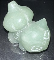 Natural Jade Carved Pokemon Bulbasaur