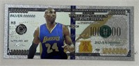 2009 KOBE BRYANT $1,000,000 SILVER NOTE