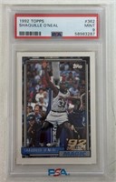 1992 #362 SHAQUILLE O'NEAL CARD