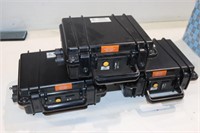 (3) BATTERY SUITCASES