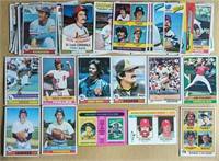 Late 1970s Topps Baseball Card Lot Collection