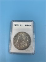 Morgan silver dollar 1879                 (M 108)