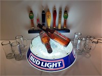 Bar room Tap Pulls, Light & Mug set