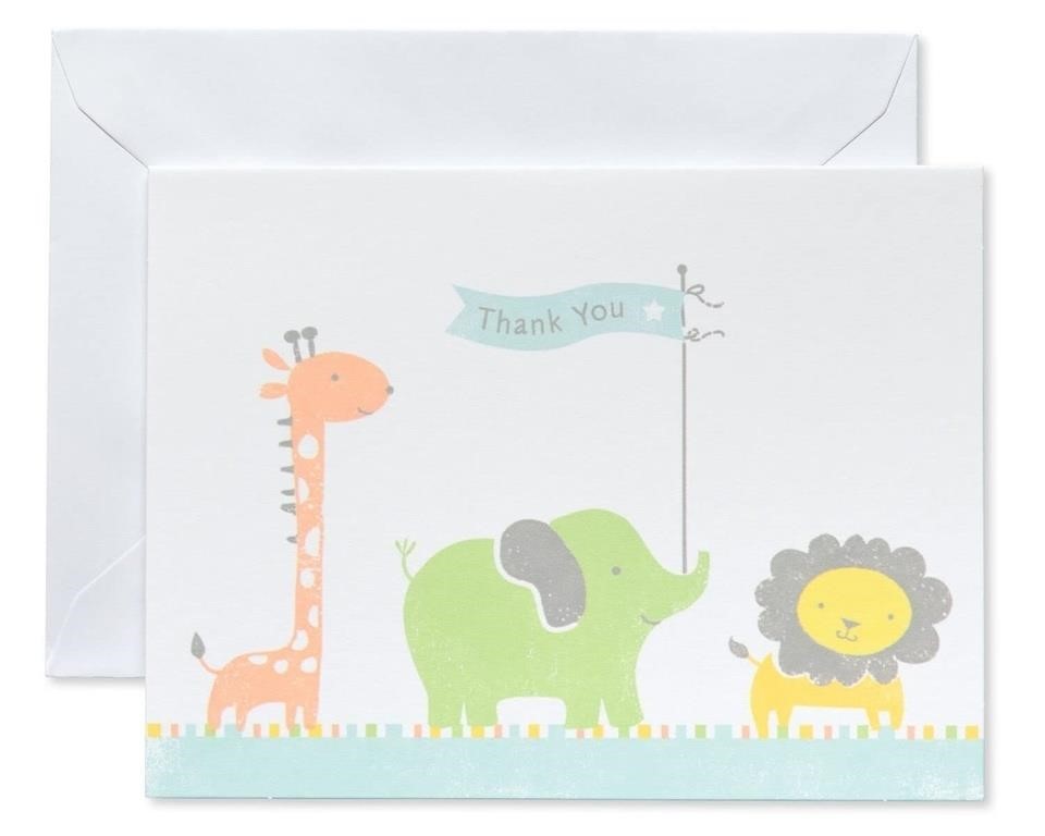 American Greetings Baby Shower Thank You Cards wit