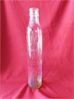 Vintage Glass Shell Oil Bottle