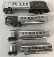 lot of 6 Lionel HO Metal Train Car Pcs