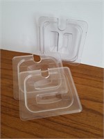 poly insert lids 1/6 size slotted
