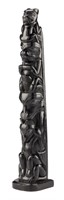 CHARLES EDENSHAW, FIRST NATIONS, Model Totem Pole,