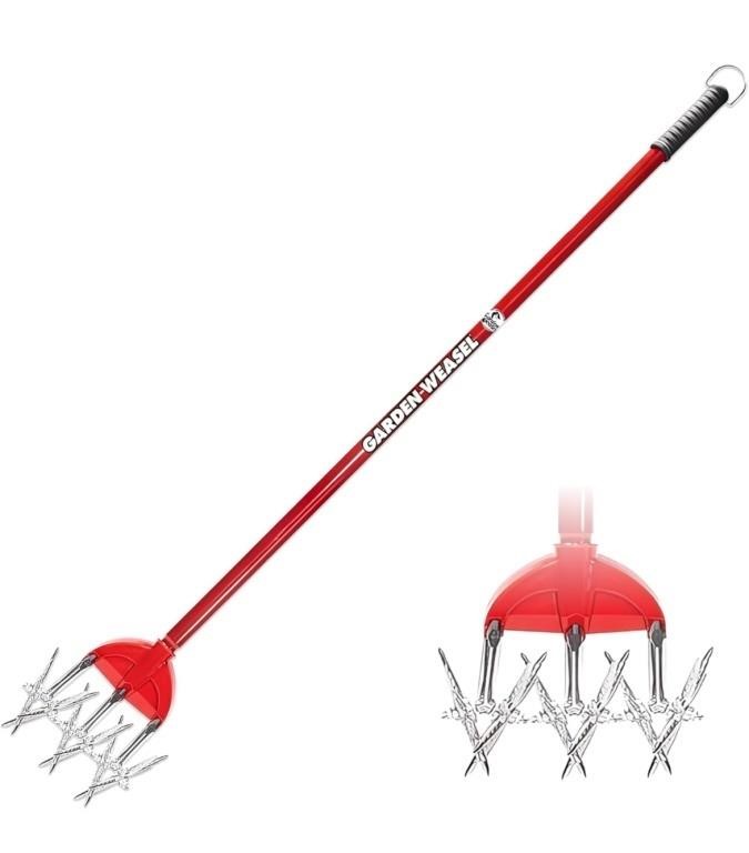 Garden Weasel Rotary Cultivator with Detachable