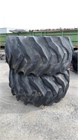 2) 30.5 X 32 TRACTOR TIRES