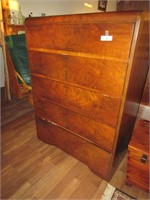 Vintage Waterfall Dresser w/ Cedar Blanket Drawer