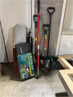 Outdoor tools and croquet set