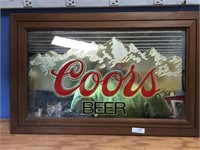 Vintage Coors Bar Beer Mirror