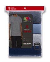 Fruit of the Loom Men's Medium Crew Neck T-Shirt