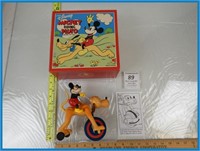 *SCHYLLING DISNEY MICKEY MOUSE RIDING PLUTO