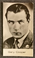 GARY COOPER: Antique Tobacco Card (1931)
