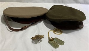 Vintage military Hats & Accessories
