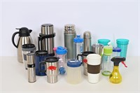 Assorted Travel Mugs & Thermos