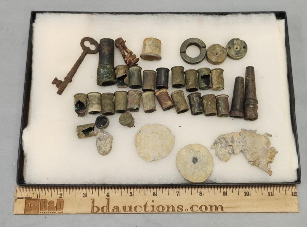 Iron & Brass Relics incl Cartridges