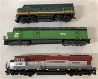 lot of 3 Athearn Train Engines