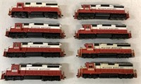 8 HO Train Engines-Atlas & others