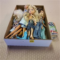 Tray of Assorted Barbie Dolls