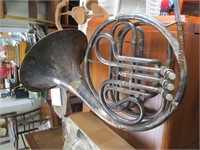 CONN Silverplate French Horn w/Serial Number