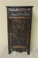 Beautiful Rococo Carved Oak Louis XV Cabinet.