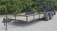 (AT) 2024 Assembled Double Axle Flatbed Trailer 18