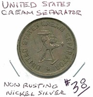 United States Cream Separator - Nickel Silver,