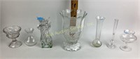 Mikasa Glass Angel, Glass Vase embossed frosted