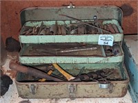 Steel tool box and contents